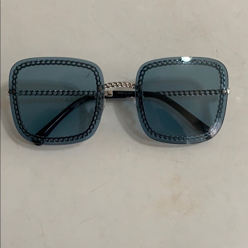 Authentic Chanel Chain Sunglasses